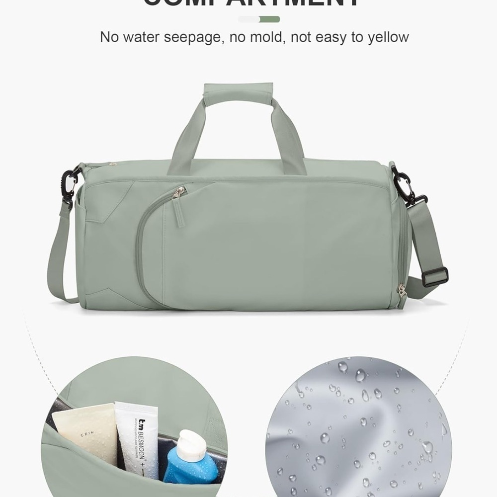 Carry On Bags For Airplanes Duffle Bag Women Travel Bag Weekender Overnight - Picture 3 of 6